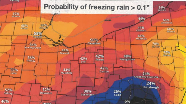 Winter Weather Advisory for Northwest Ohio Could Bring Ice