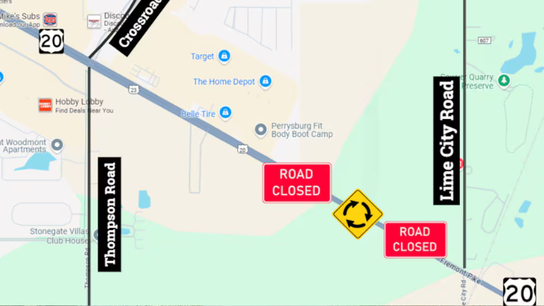 Amazon-Funded Roundabout Project Set to Begin on US 20 in Wood County