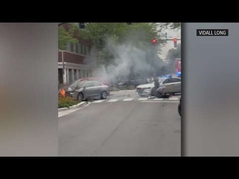 Police Chase Ends in Fiery Crash in Uptown Maumee